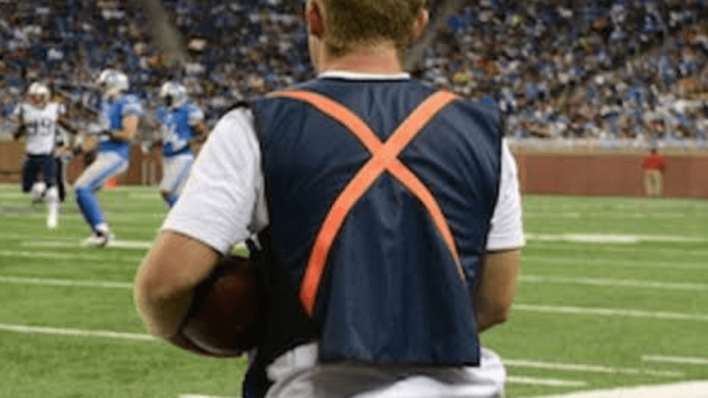 NFL ball boy